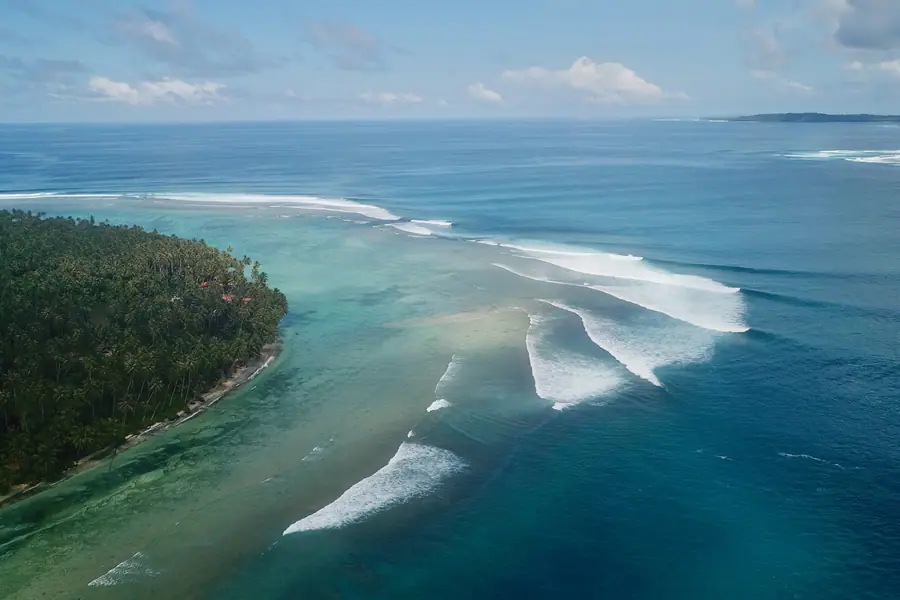 The reef point at Churches
